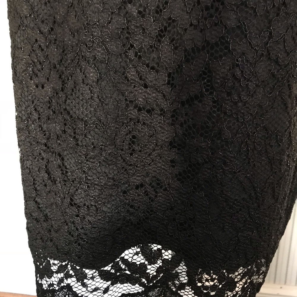 Vince Camuto NWT Black Lace Pencil Skirt